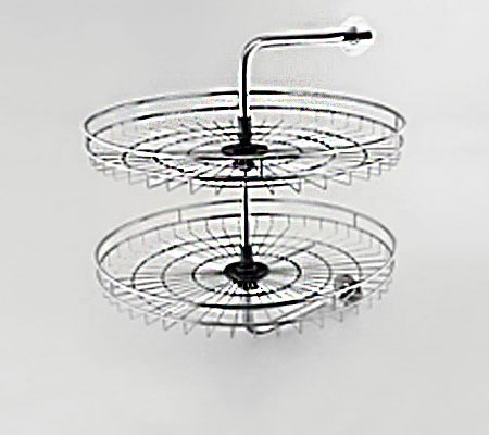 "Карусель" для кухонного шкафа 360, на оси, боковое крепление